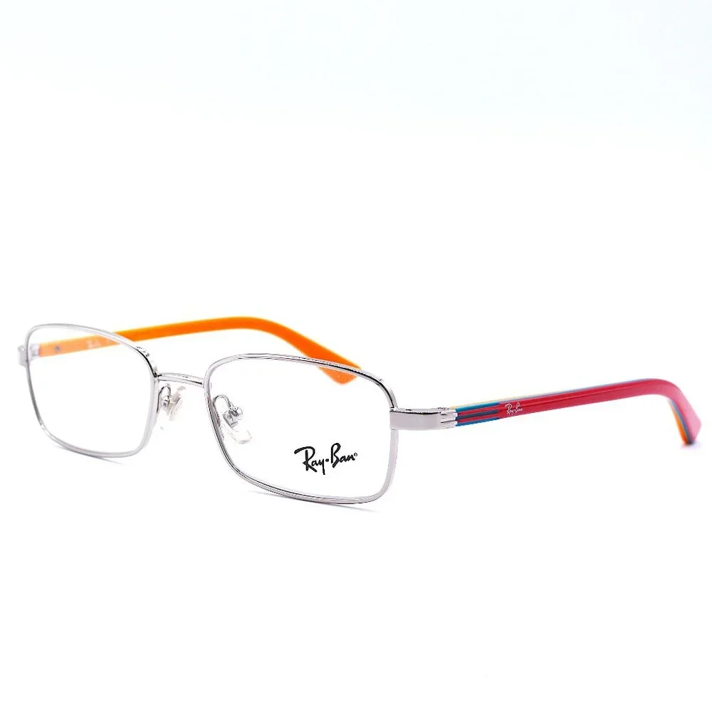 RAY-BAN JUNIOR RB1037 4022 SILVER PINK AUTHENTIC EYEGLASSES FRAME